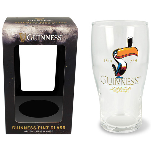 Engraved guinness toucan pint - engraved,
