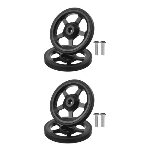 4pcs black aluminum - black,
