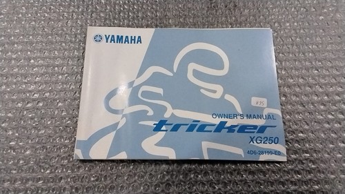 Yamaha tricker 250 manuel - tricker, 06