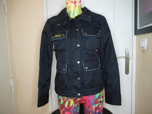 Veste noir nylon belstaff - veste,