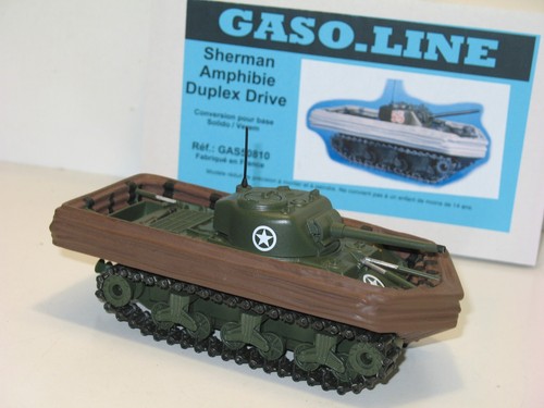 Solido char sherman - char, amphibie