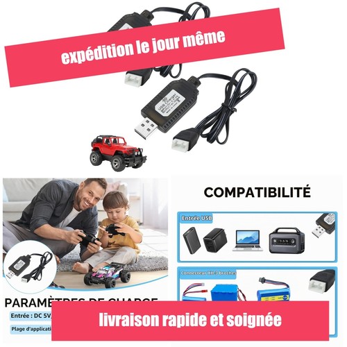 Chargeur usb lipo 4 - usb, rc