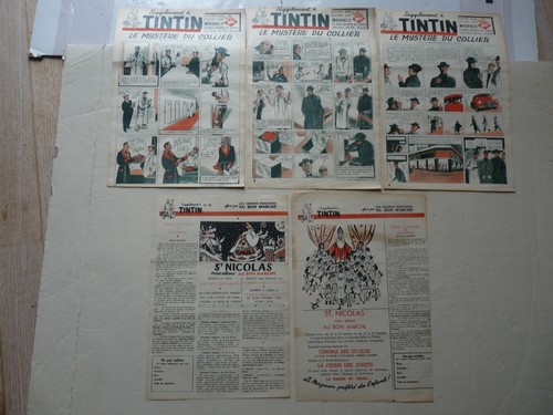 Tintin 5 rares suppléments - rares,