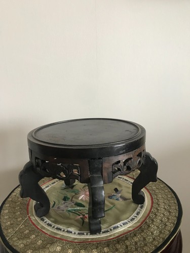 Socle support bois vase - socle,