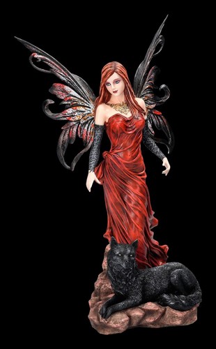 Figurine elfe mysta avec - figurine,