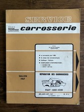 Revue Technique Carrosserie FIAT 1300 1500 - #19 C de 1967