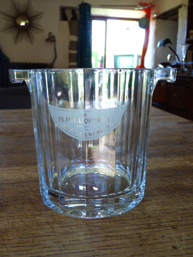 Seau glace verre ou - glace, en