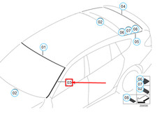 BMW 5 GT F07 Garniture de