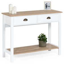 Console 2 tiroirs campagne