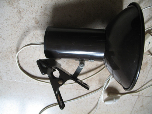 Ancien spot reflecteur marron - reflecteur,