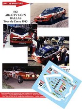 DECALS 1/24 REF 0562 ALFA