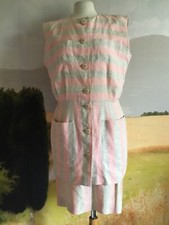 Ensemble haut + jupe 75 % lin