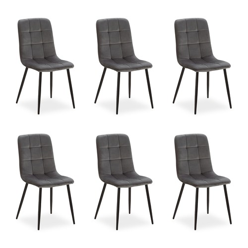 Chaise salle manger velours - chaise,