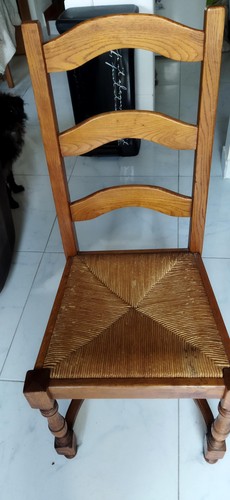 Table bois massif chaises - bois, et