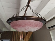 ANCIENNE SUSPENSION LUSTRE ART