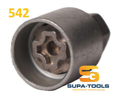 GENUINE Seat Cupra 542 Code B Rim Lock Adapter Key Wheel Lock