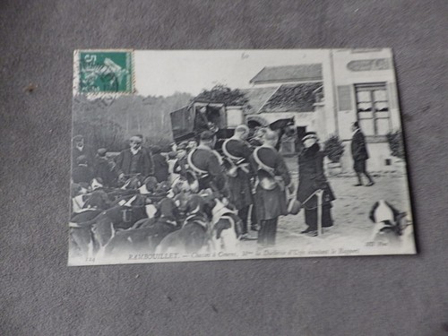 Cpa chasse courre en - chasse,