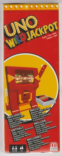 Jeu mattel uno wild jackpot - wild,