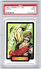 G.I. Joe  1987 Hasbro  TORCH #28  PSA 9