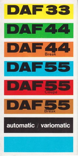 Catalogue brochure daf - daf, 33