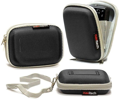 Navitech black camera - black, case