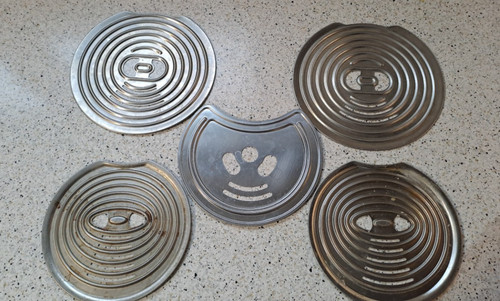 Lot grilles senseo inox - grilles,