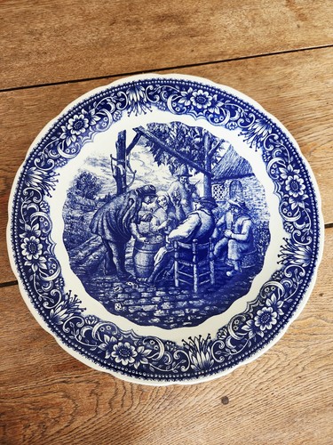 Grand plat faïence - plat,