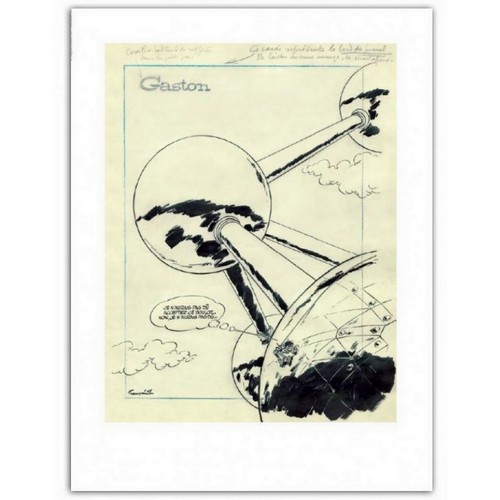 Poster affiche franquin gaston - poster,