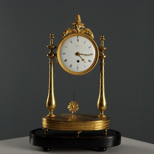 Horloge appui ancien warnier - horloge, d'appui