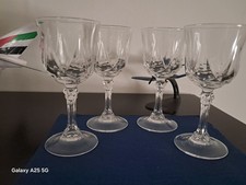 4 verres cristal d'arques . Verres A Liqueur 