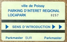 78 POSSY CARTE DE STATIONNEMENT MAGNÉTIQUE PARKING SCHEDA CARD CARTA KARTA