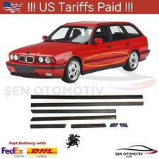 Jeu de garnitures de moulure de porte latérale carrosserie pour BMW E34 M5...