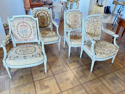 Fauteuils louis tapisserie - fauteuils, 16