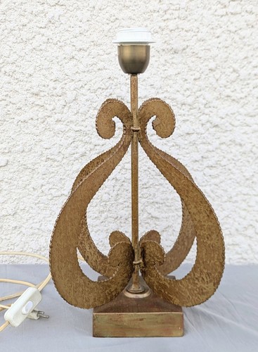 Lampe fer forgé vintage - lampe,