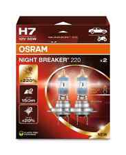 2x OSRAM H7 NIGHT BREAKER 220 (+220%) Car Headlight Bulbs 477