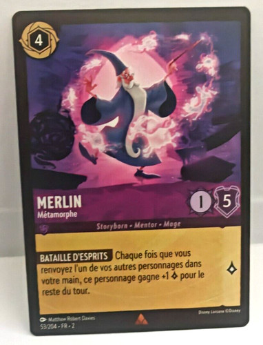Carte disney lorcana merlin - disney,