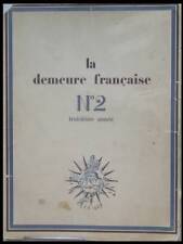 LA DEMEURE FRANCAISE n°2 1927