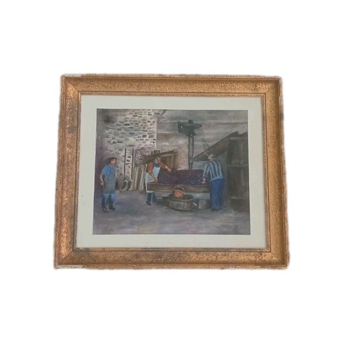 Tableau peinture huile - tableau, sur