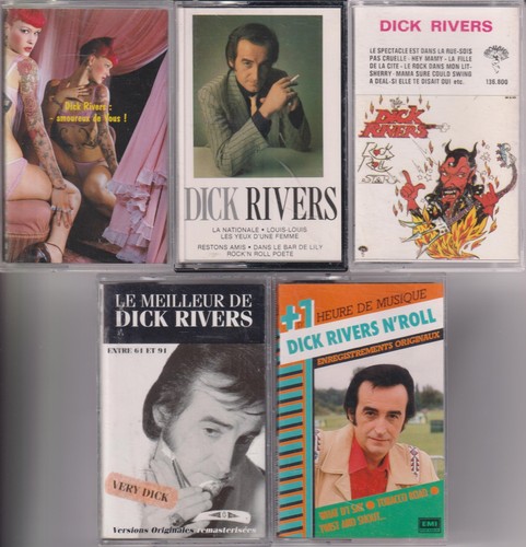 Dick rivers lot cassettes - de, 5