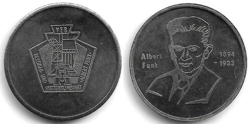 Hettstedt medal freiberg veb - hettstedt,