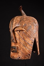 Ancienne Masque De Helm Luba Double Face DR Congo Afrique Africa Masque 645