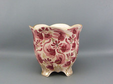 Ravissant cache-pot en céramique, H.BEQUET QUAREGNON, design 50-60's Belgique