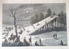 Rare grande gravure début