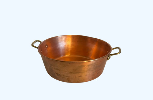 Bassine cuivre confiturier - bassine,