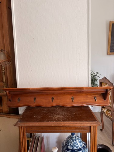 Etagère porte manteau bois - porte,