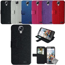 Housse etui coque portefeuille pour Archos 55 Helium + film ecran