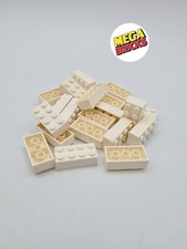 LEGO LOT 20 X BRICK 2X4 BLANC REF 3001 / 300101 *NEUF*