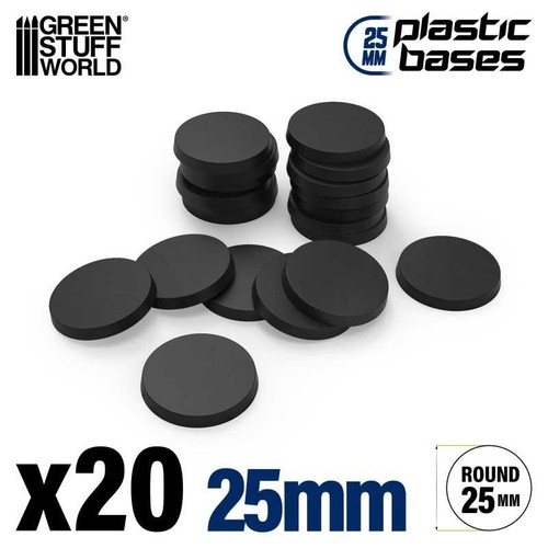 20x socles plastiques rond - 20x,