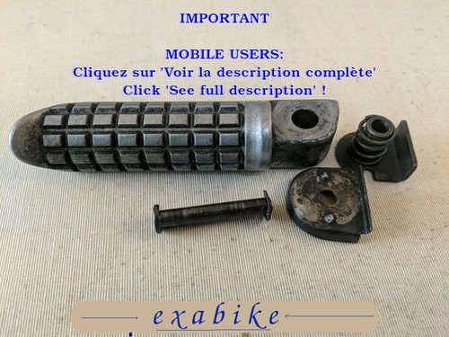 Repose pied arriere - arriere, gauche
