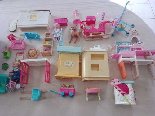 Lot mobilier barbie - mobilier, mattel